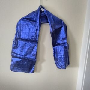 Blue metallic scarf, Never Worn!  💙